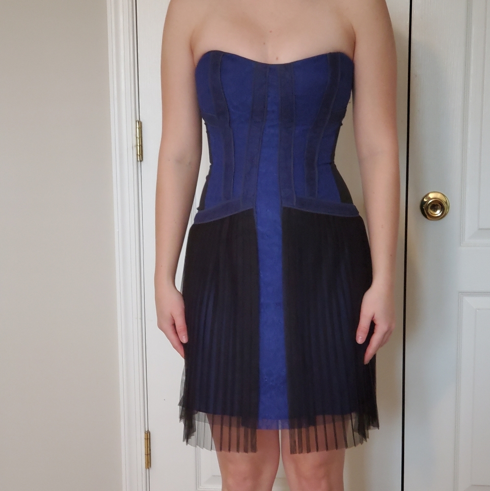BCBG MaxAzaria Strapless Mini Size 0